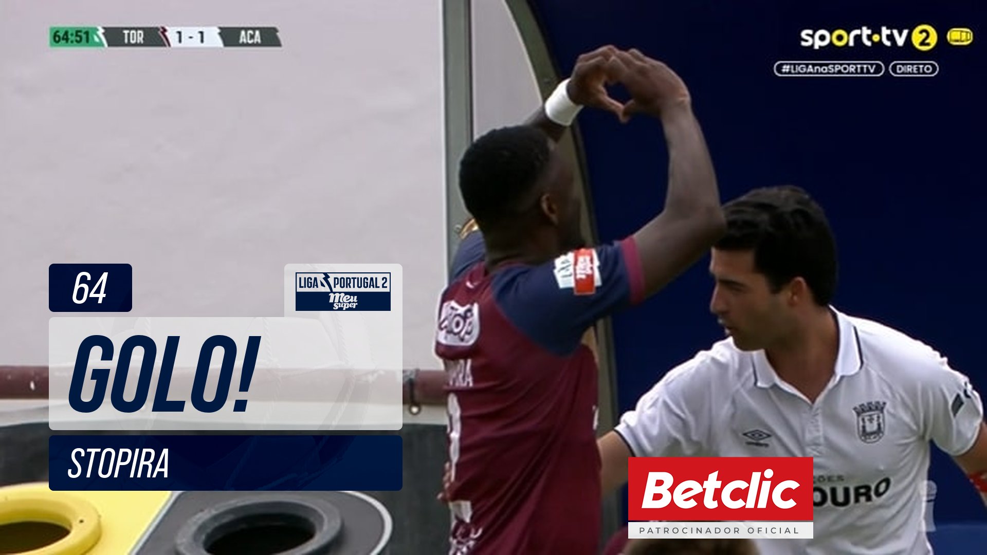 GOLO! Torreense, Stopira aos 64', Torreense 1-1 Académico