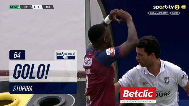 GOLO! Torreense, Stopira aos 64', Torreense 1-1 Académico