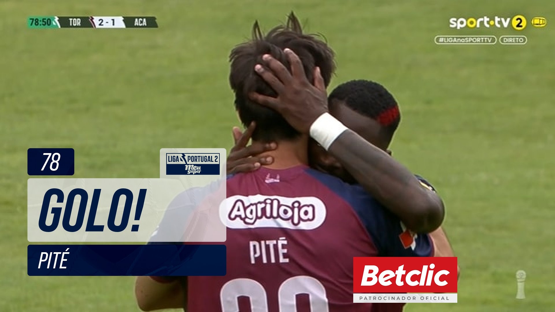 GOLO! Torreense, Pité aos 78', Torreense 2-1 Académico