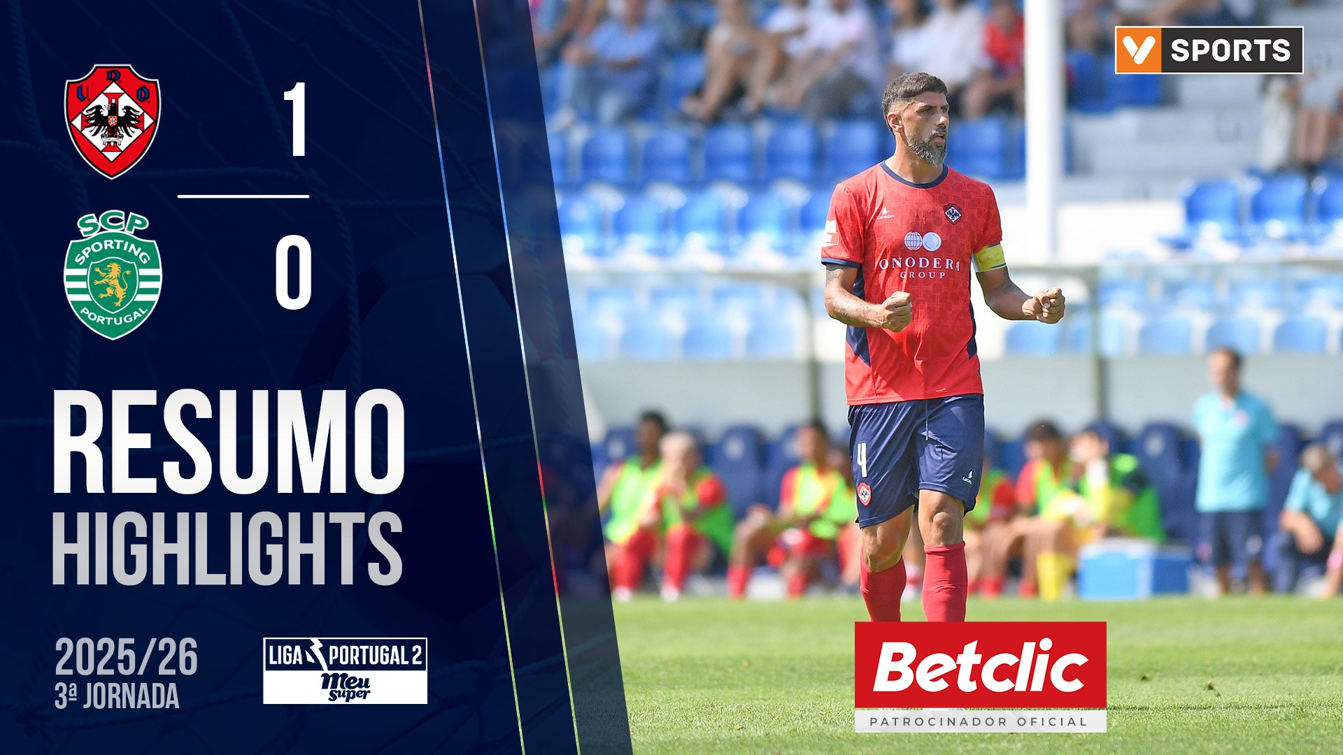 Liga Meu Super (3ª Jornada): Resumo Oliveirense 1-0 Sporting CP B