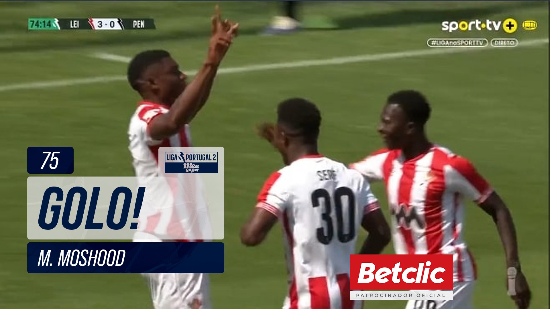 GOLO! Leixões, M. Moshood aos 75', Leixões 3-0 Penafiel