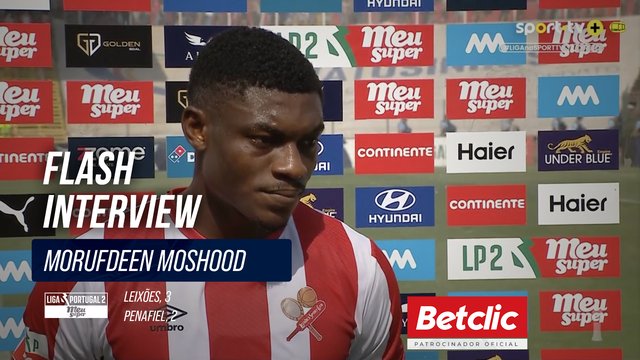 Flash Interview Morufdeen Moshood (Leixões)