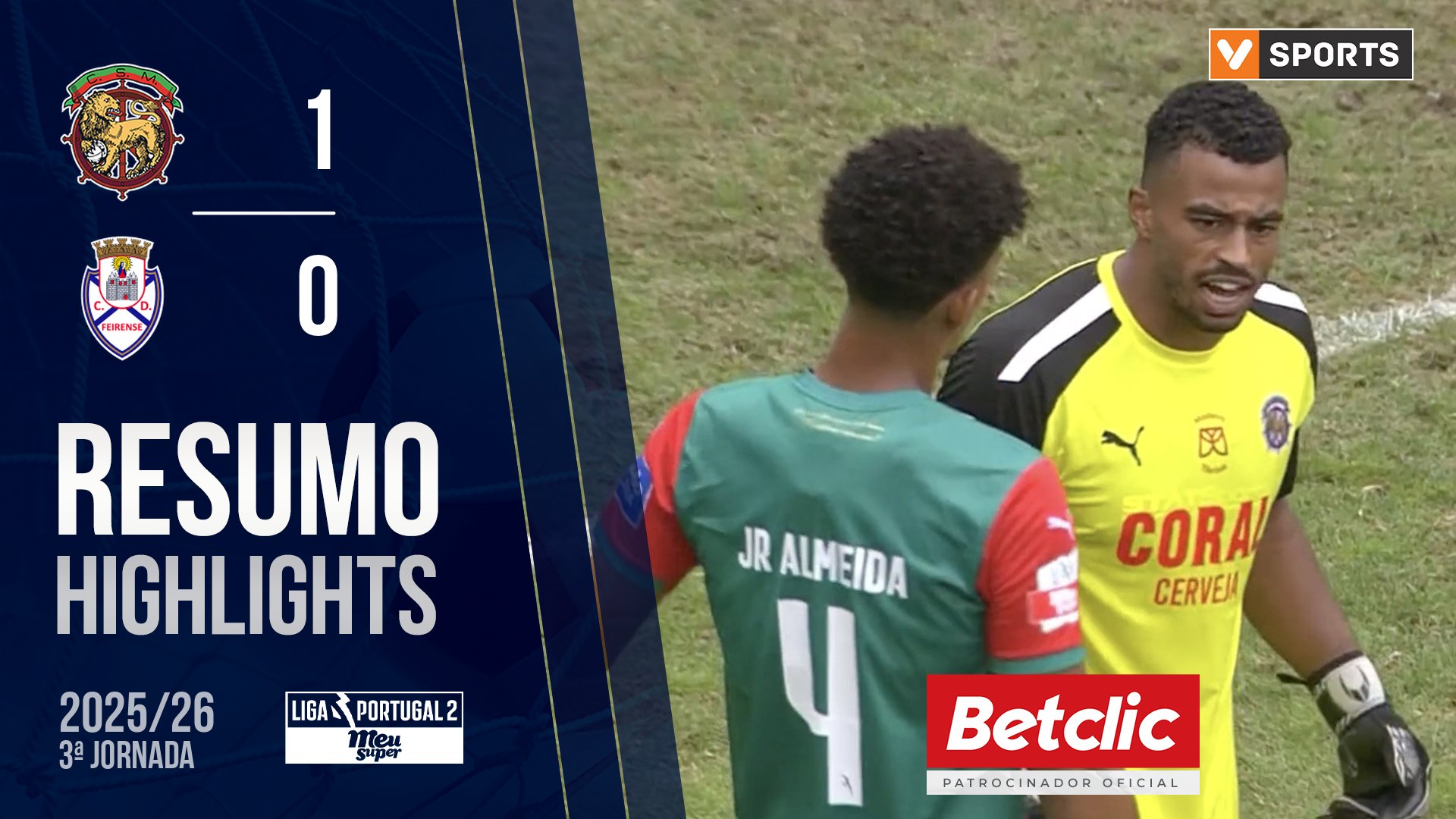 Liga Meu Super (3ª Jornada): Resumo Marítimo 1-0 Feirense