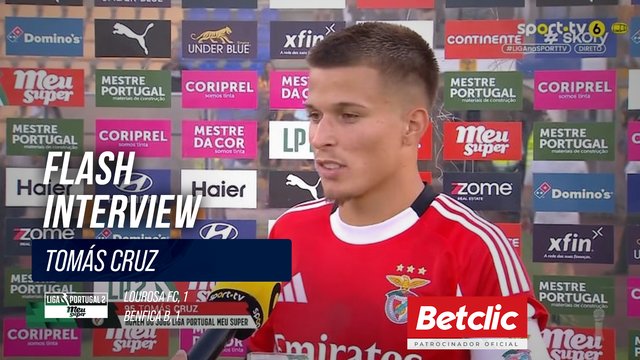 Flash Interview Tomás Cruz (Benfica B)