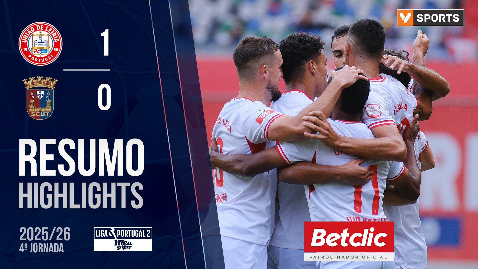 Liga Meu Super (4ª Jornada): Resumo U. Leiria 1-0 Torreense