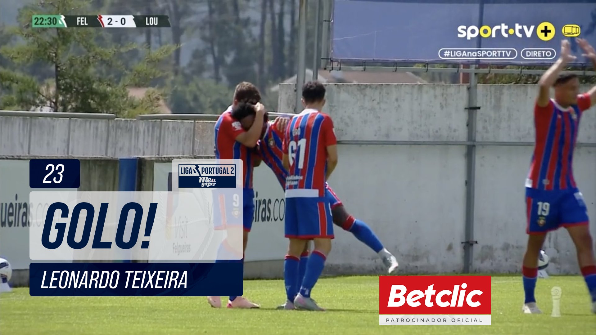 GOLO! Felgueiras, Leonardo Teixeira aos 23', Felgueiras 2-0 Lourosa FC