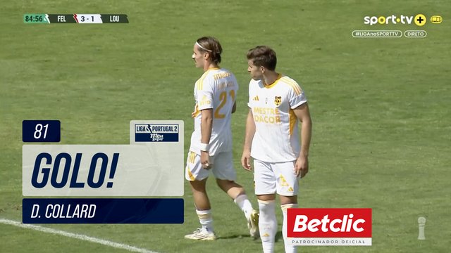 GOLO! Lourosa FC, D. Collard aos 81', Felgueiras 3-1 Lourosa FC