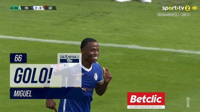 GOLO! Feirense, Miguel aos 66', Feirense 2-0 Leixões