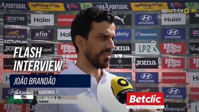 Flash Interview João Brandão (Porto B)