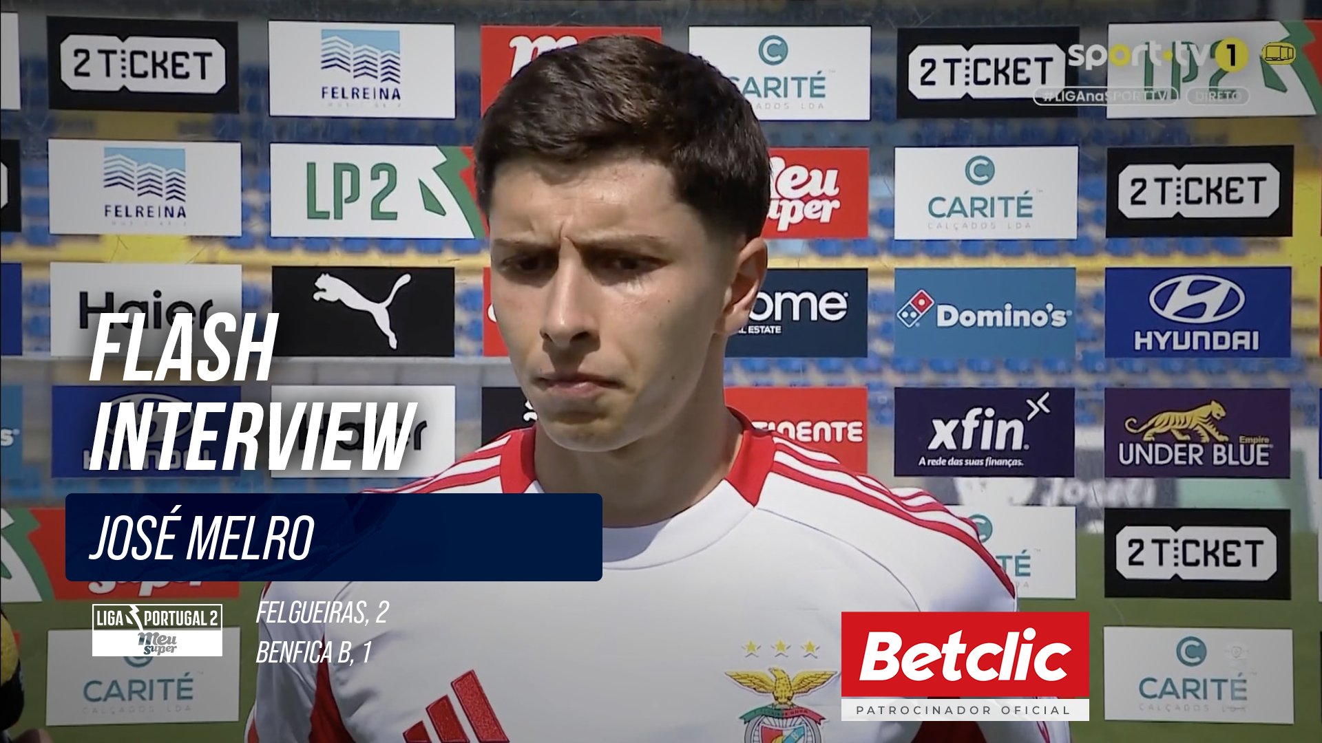 Flash Interview José Melro (Benfica B)