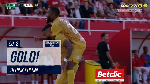 GOLO! Farense, Derick Poloni aos 90'+2', Leixões 0-2 Farense