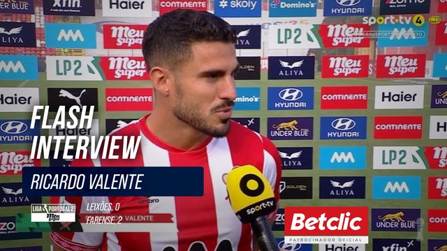 Flash Interview Ricardo Valente (Leixões)