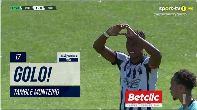 GOLO! Portimonense, Tamble Monteiro aos 17', Portimonense 1-0 Sporting CP B