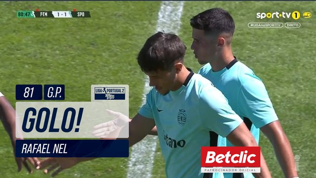 GOLO! Sporting CP B, Rafael Nel aos 81', Portimonense 1-1 Sporting CP B