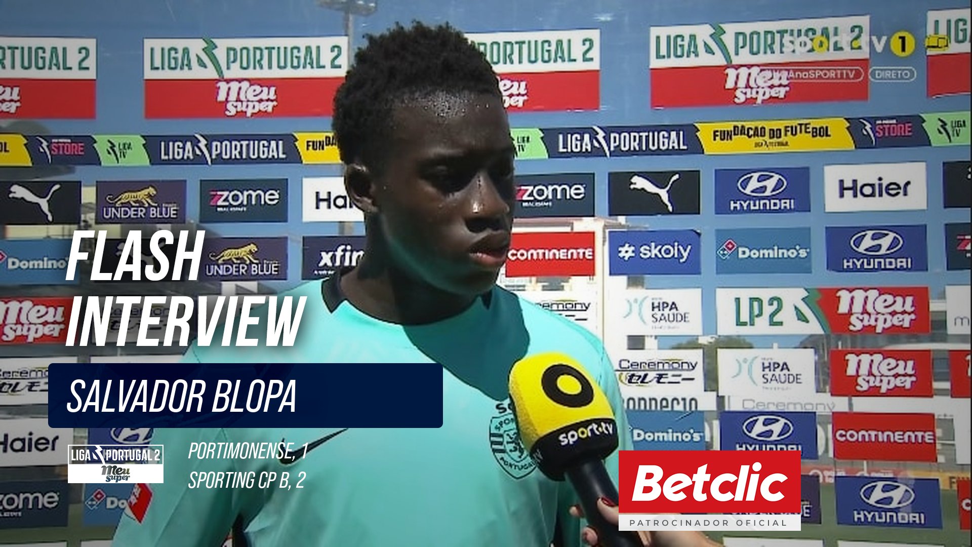 Flash Interview Salvador Blopa (Sporting)