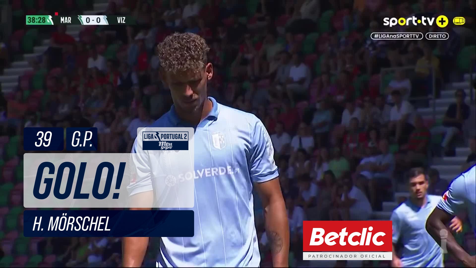 GOLO! Vizela, H. Mörschel aos 39', Marítimo 0-1 Vizela