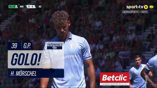 GOLO! Vizela, H. Mörschel aos 39', Marítimo 0-1 Vizela
