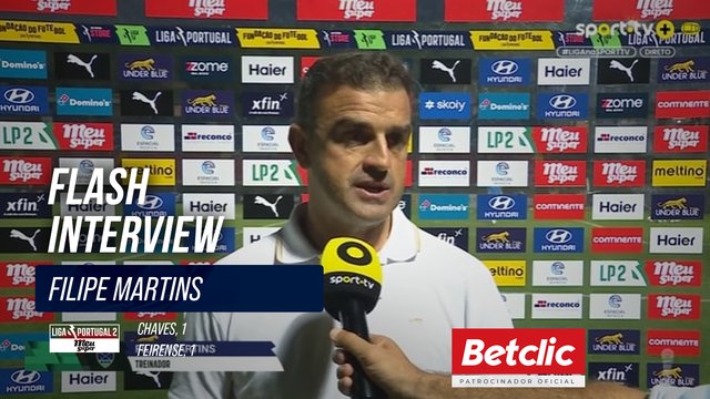Flash Interview Filipe Martins (Chaves)
