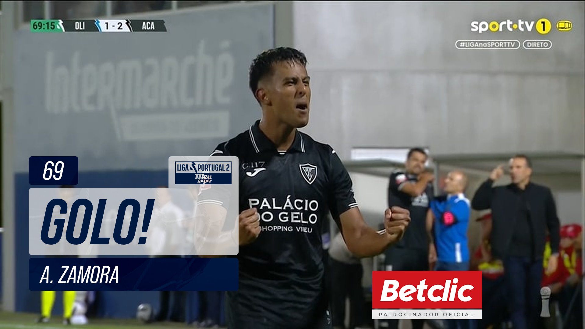 GOLO! Académico, A. Zamora aos 69', Oliveirense 1-2 Académico