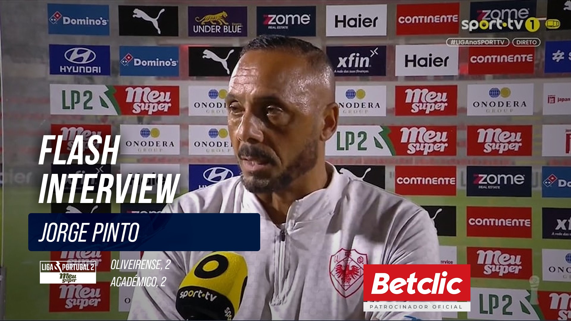 Flash Interview Jorge Pinto (Oliveirense)