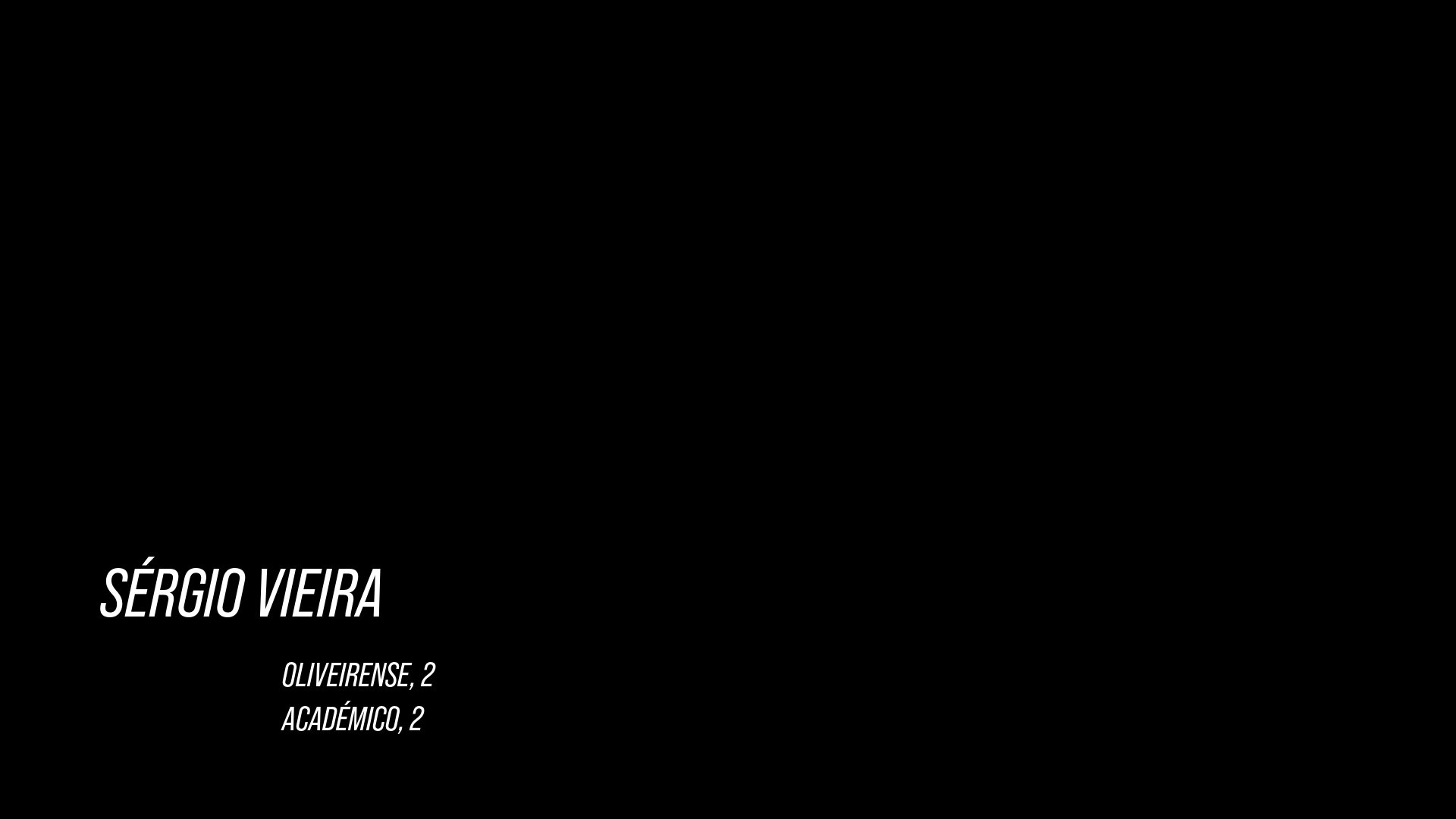 Flash Interview Sérgio Vieira (Académico)