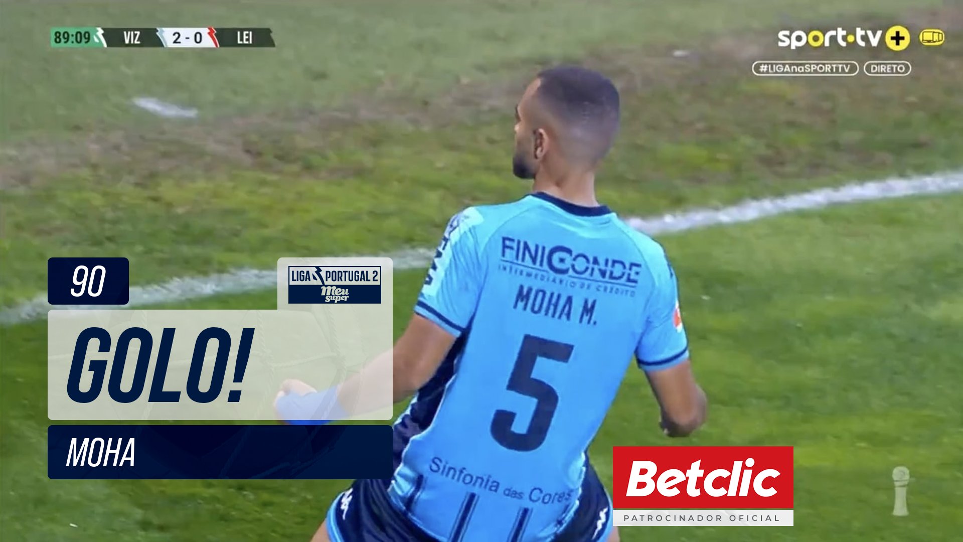 GOLO! Vizela, Moha aos 90', Vizela 2-0 Leixões