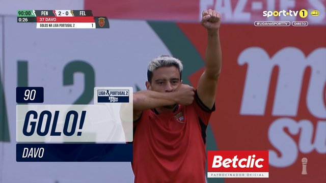GOLO! Penafiel, Davo aos 90', Penafiel 2-0 Felgueiras