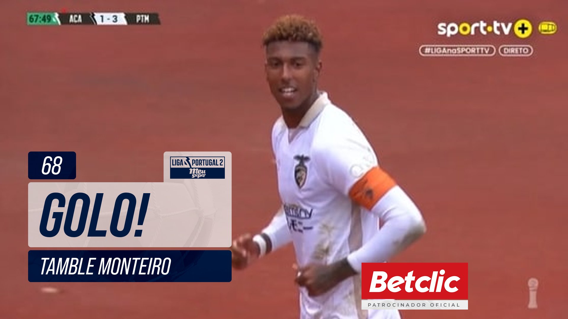 GOLO! Portimonense, Tamble Monteiro aos 68', Académico 1-3 Portimonense