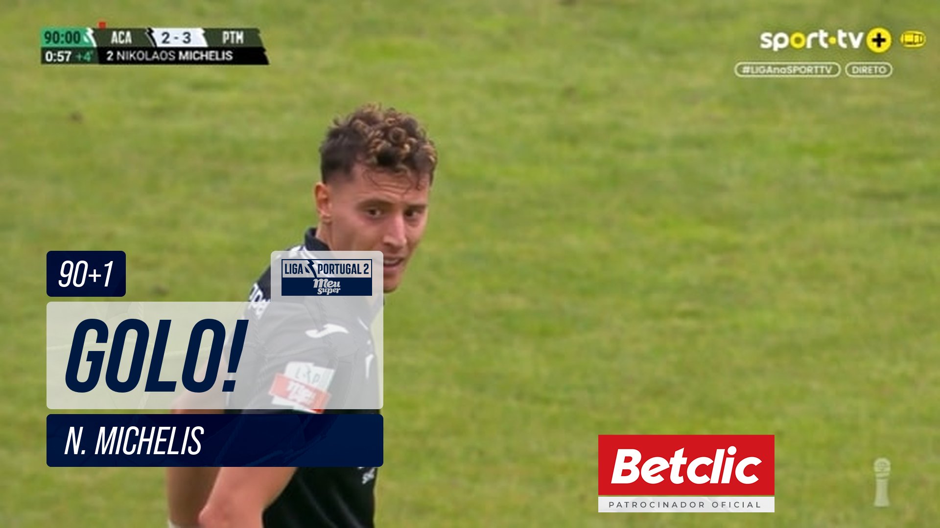 GOLO! Académico, N. Michelis aos 90'+1', Académico 2-3 Portimonense