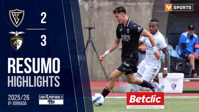 Liga Meu Super (6ª Jornada): Resumo Académico 2-3 Portimonense