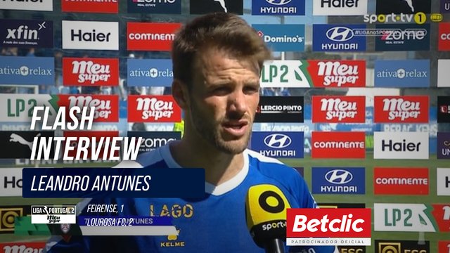 Flash Interview Leandro Antunes (Feirense)