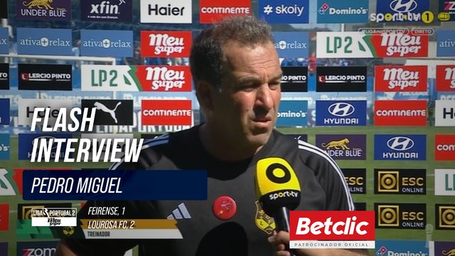 Flash Interview Pedro Miguel (Lourosa FC)
