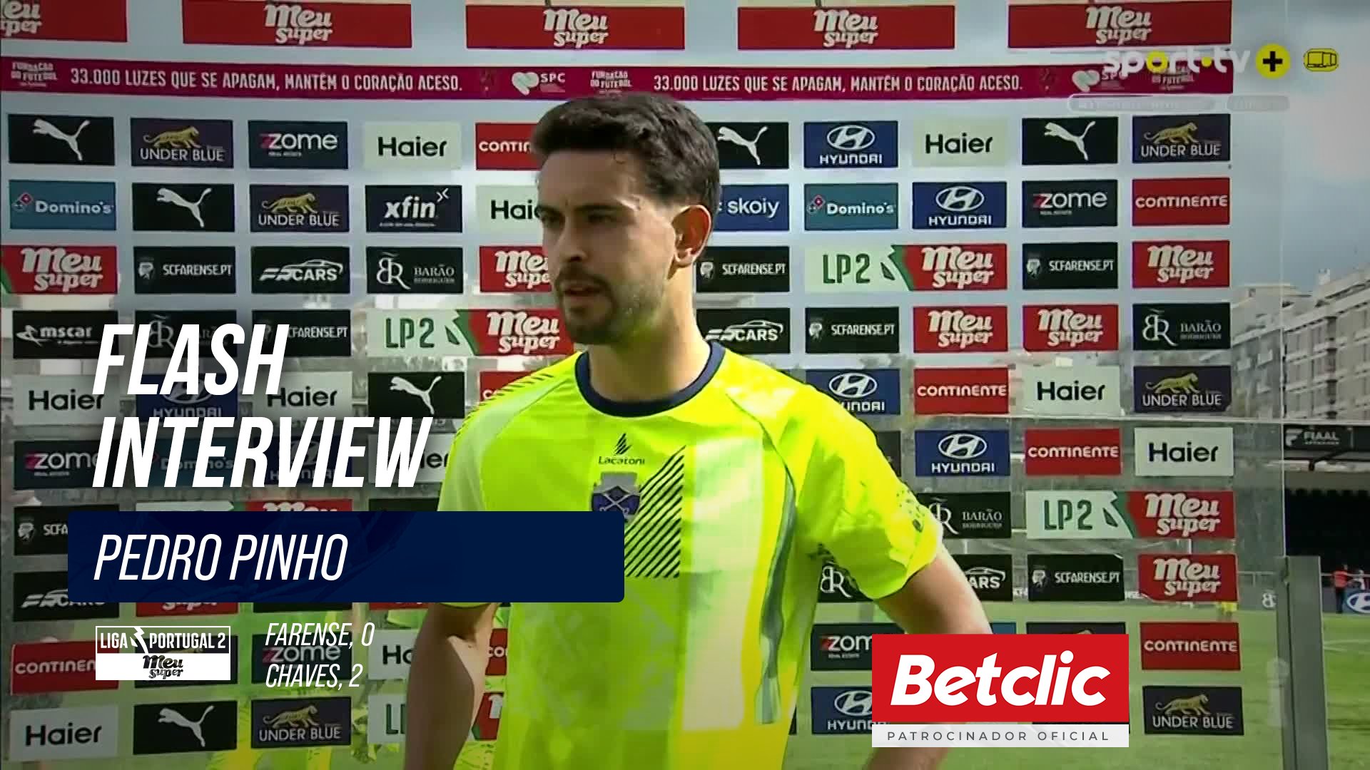 Flash Interview Pedro Pinho (Chaves)