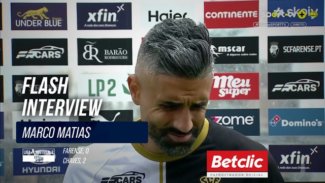 Flash Interview Marco Matias (Farense)