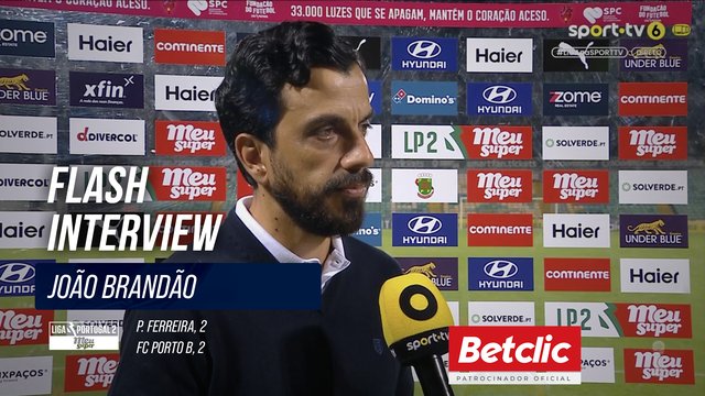 Flash Interview João Brandão (FC Porto B)
