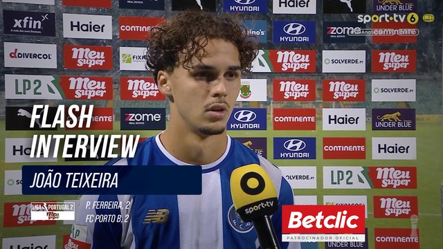 Flash Interview João Teixeira (FC Porto B)