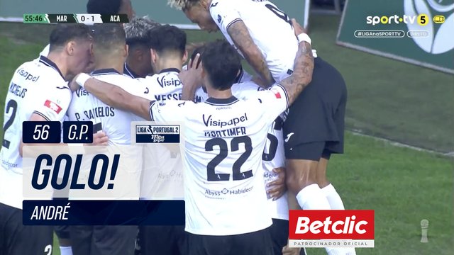 GOLO! Académico, André aos 56', Marítimo 0-1 Académico