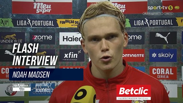 Flash Interview Noah Madsen (Marítimo)