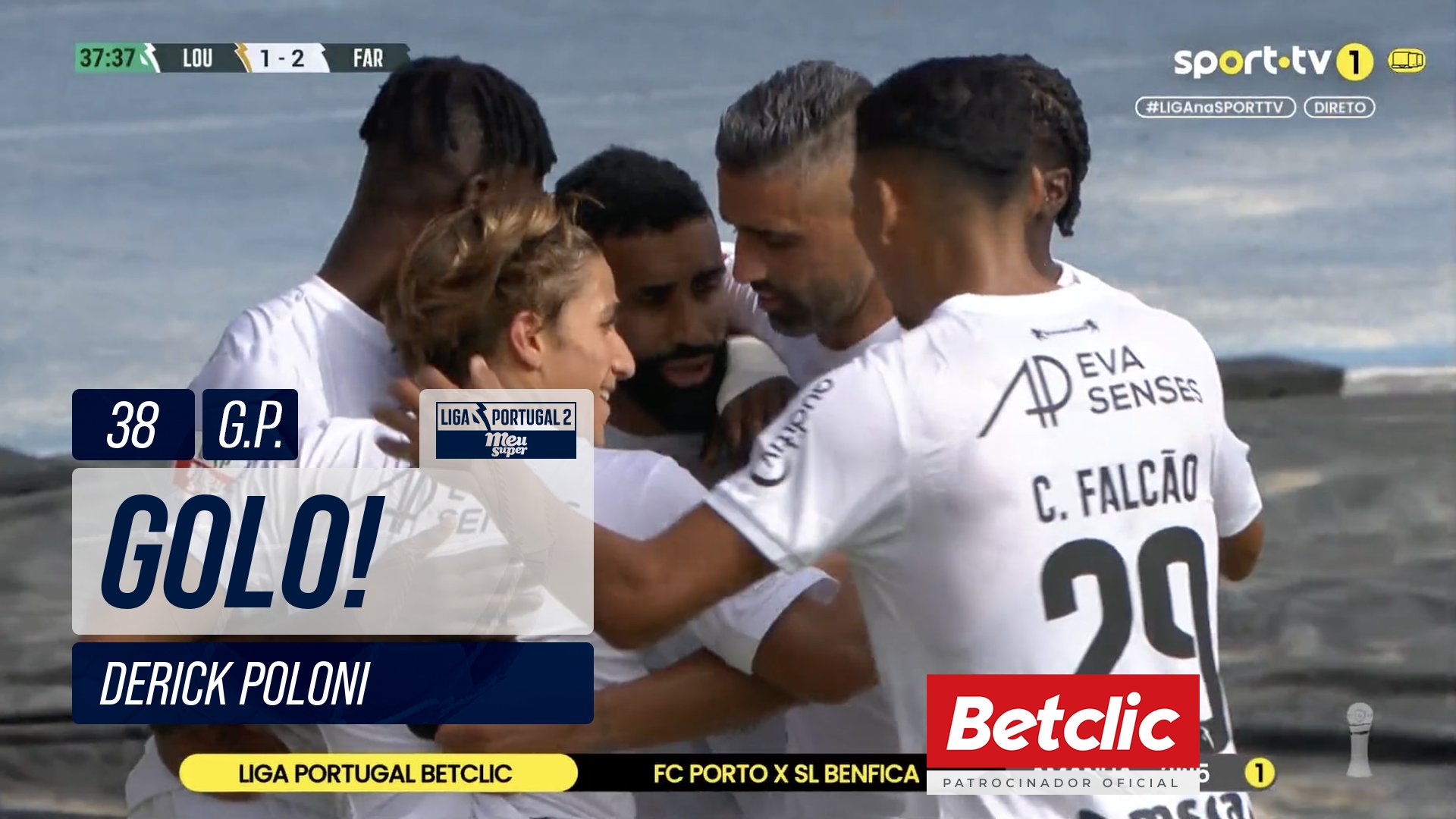 GOLO! Farense, Derick Poloni aos 38', Lourosa FC 1-2 Farense