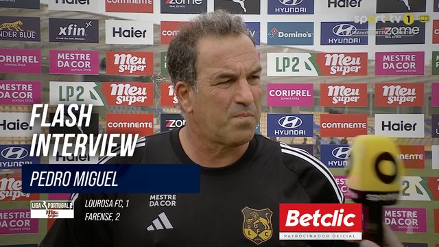 Flash Interview Pedro Miguel (Lourosa FC)
