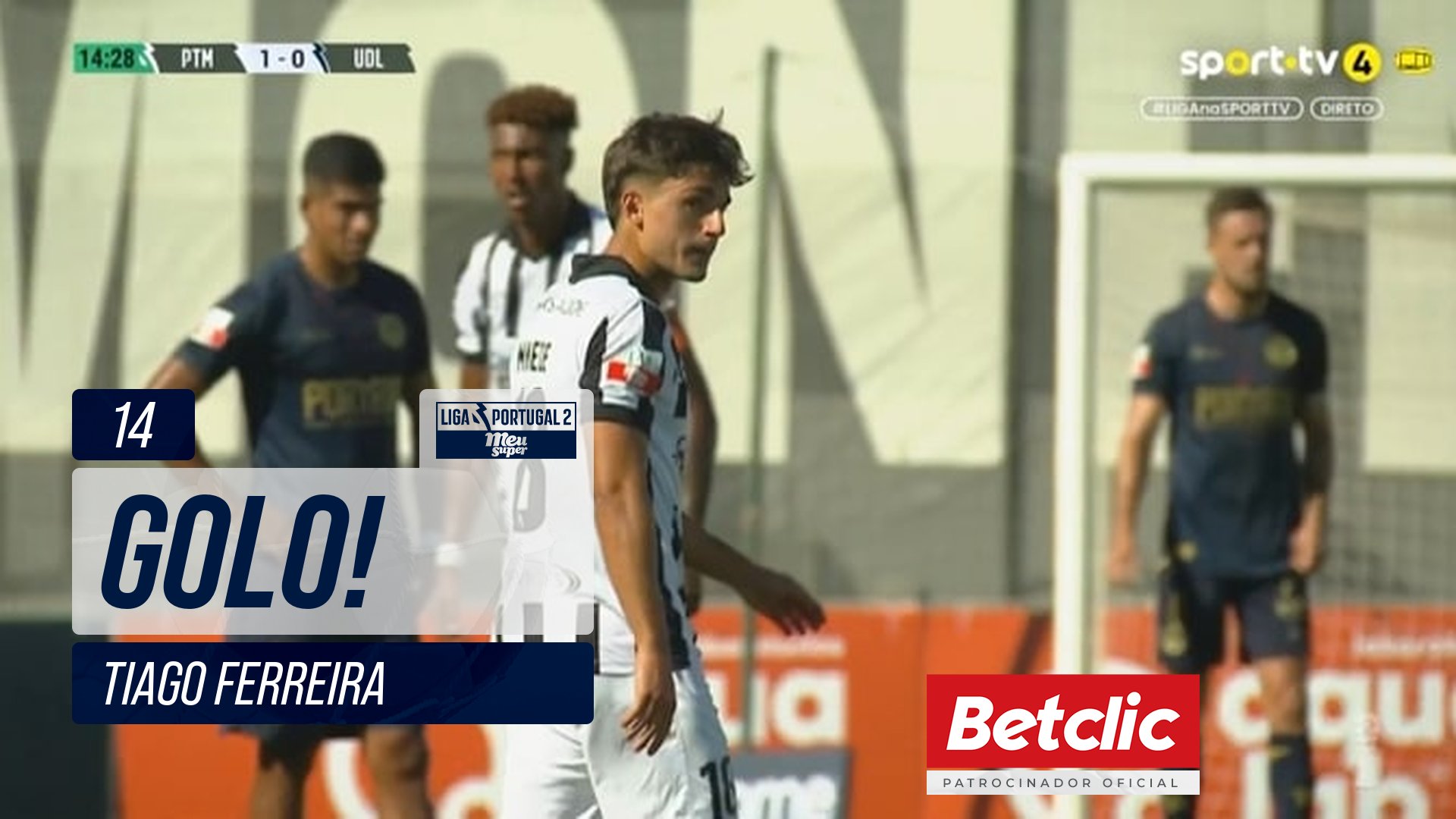 GOLO! Portimonense, Tiago Ferreira aos 14', Portimonense 1-0 U. Leiria