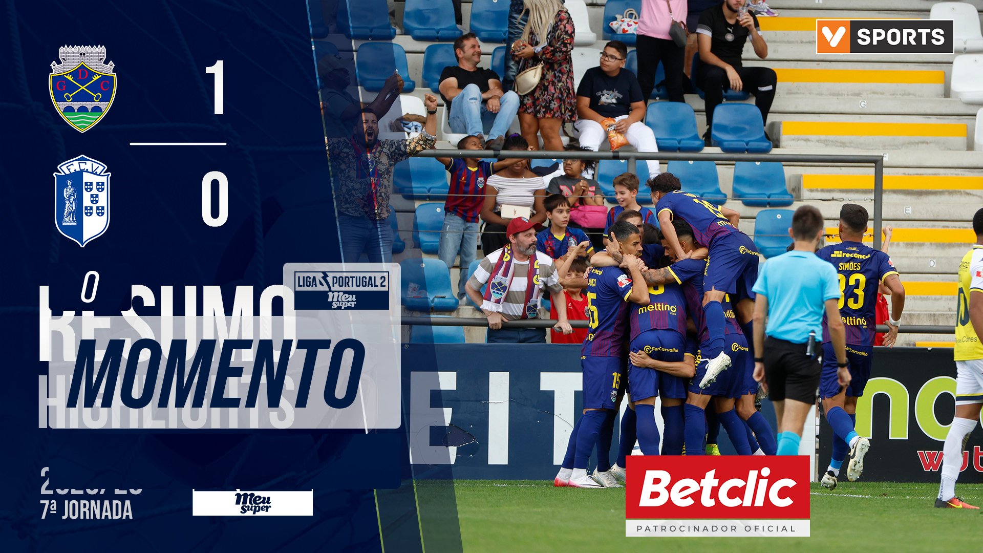 Liga Meu Super (7ª Jornada): Resumo Chaves 1-0 Vizela