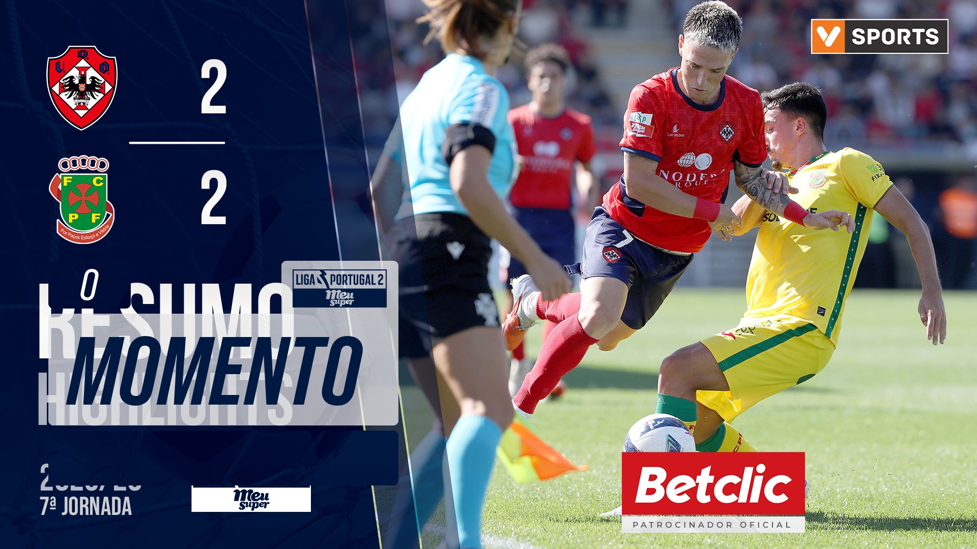 Liga Meu Super (7ª Jornada): Resumo Oliveirense 2-2 P. Ferreira