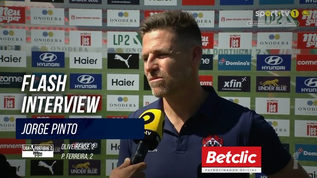 Flash Interview Jorge Pinto (Oliveirense)