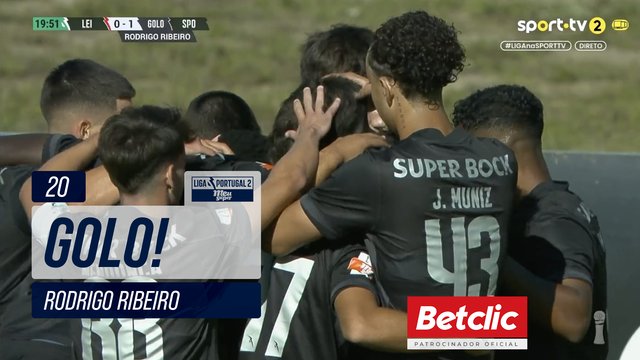GOLO! Sporting CP B, Rodrigo Ribeiro aos 20', Leixões 0-1 Sporting CP B
