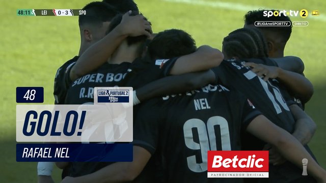 GOLO! Sporting CP B, Rafael Nel aos 48', Leixões 0-3 Sporting CP B