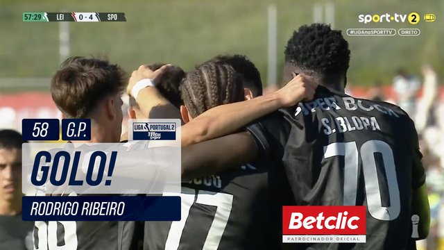 GOLO! Sporting CP B, Rodrigo Ribeiro aos 58', Leixões 0-4 Sporting CP B