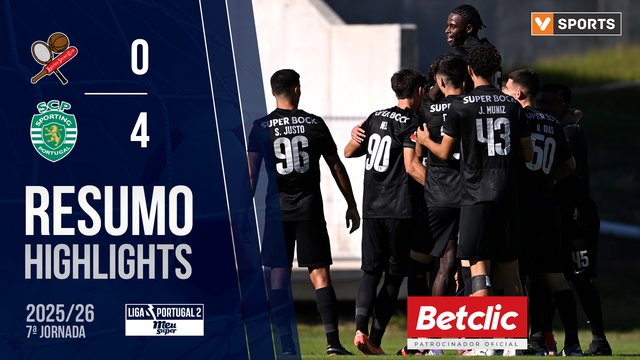 Liga Meu Super (7ª Jornada): Resumo Leixões 0-4 Sporting CP B