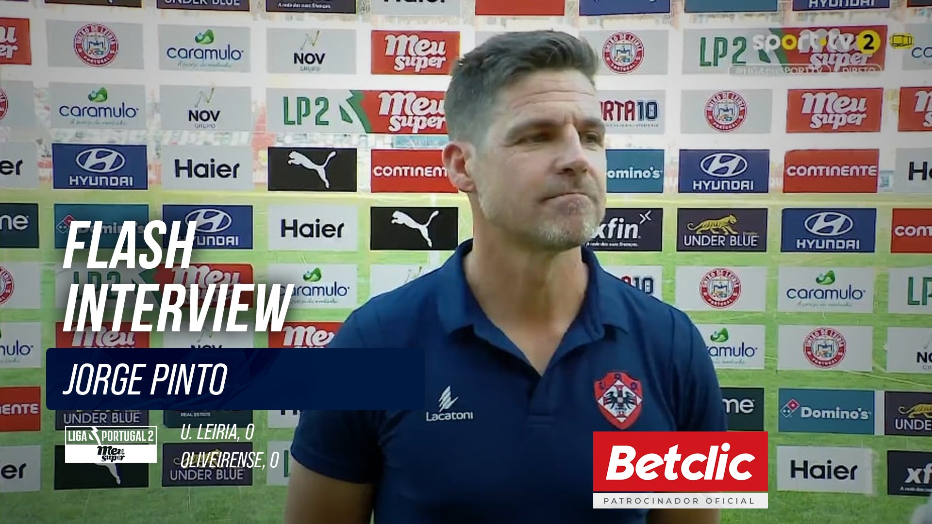 Flash Interview Jorge Pinto (Oliveirense)