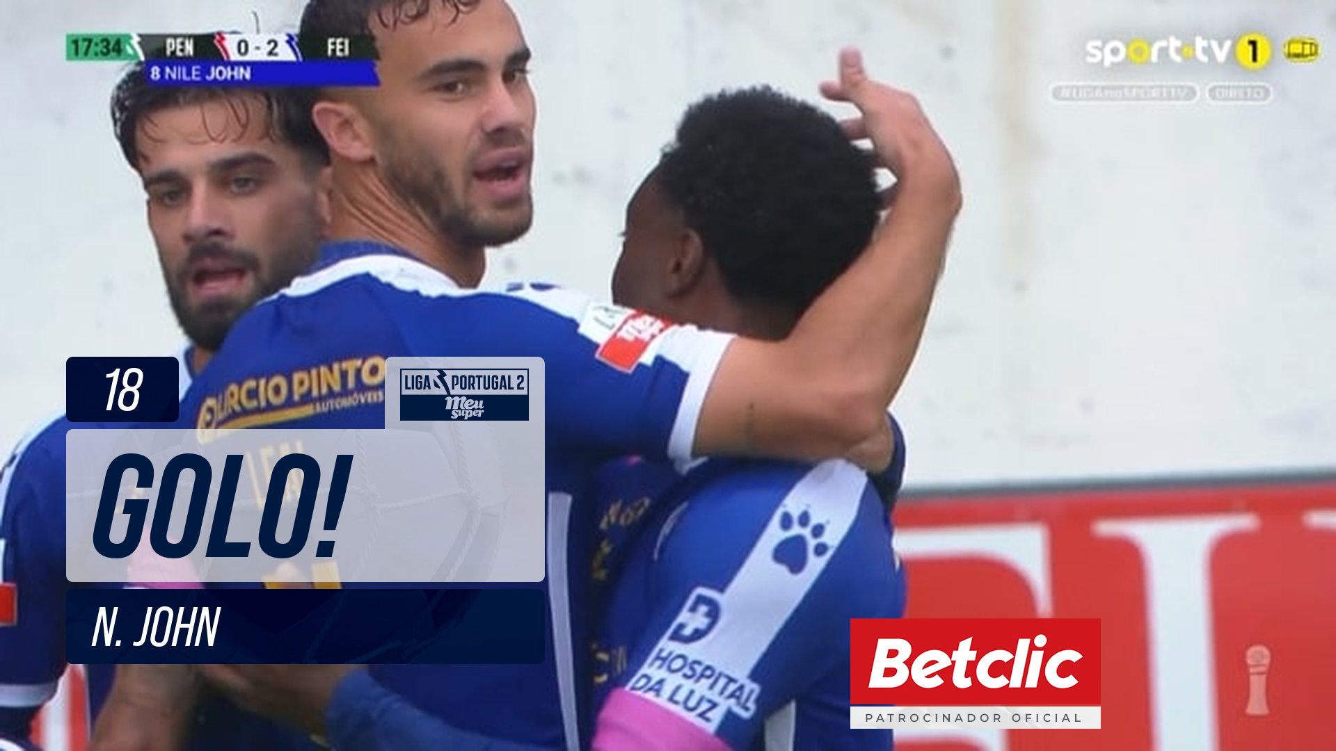 GOLO! Feirense, N. John aos 18', Penafiel 0-2 Feirense
